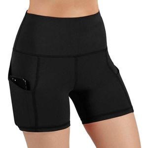 Black workout shorts with pockets